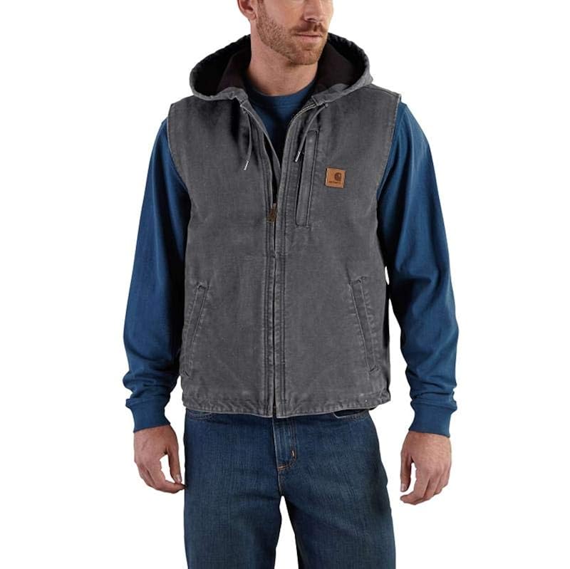 carhartt男马甲拉链连帽纯棉舒适保暖简约休闲102976